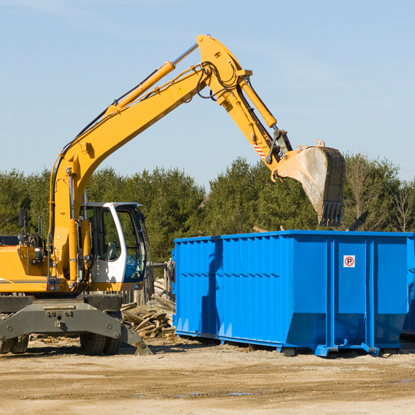 how many times can i have a residential dumpster rental emptied in Creston WV